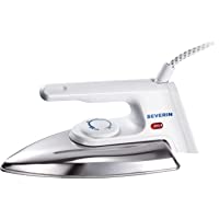 SEVERIN BA 3211 Plancha en Seco con Suela de Aluminio Pulido- 1.200 W Aproximadamente- Blanco